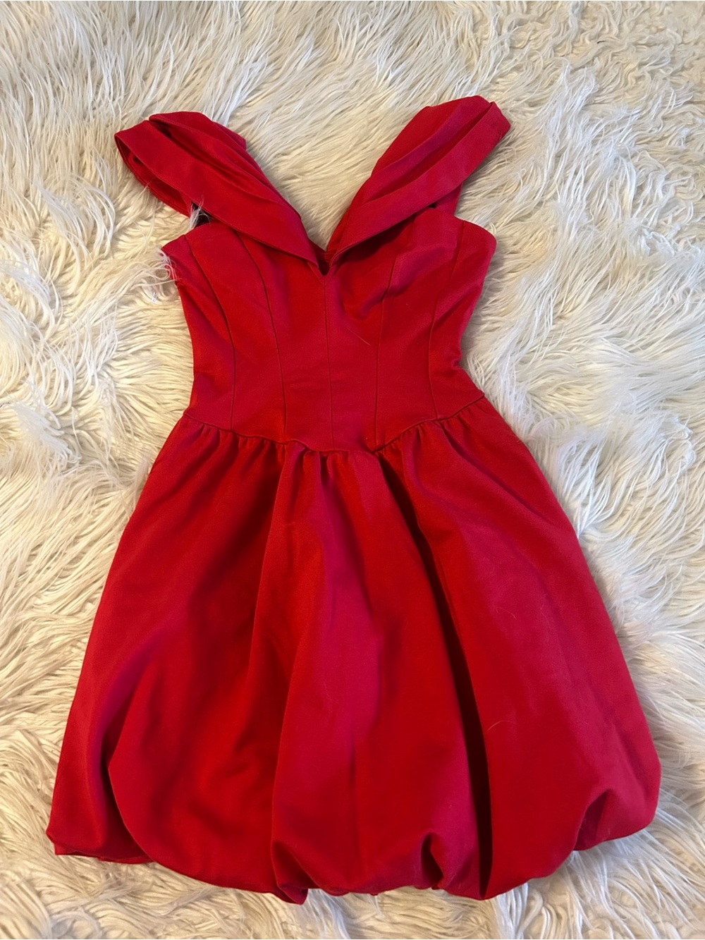 Wild Fable Red Off-Shoulder Party Dress